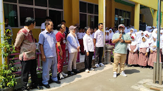 Program Pemerintah Makan Siang Gratis di-SDN Puspasari 01 dan SDN Puspanegara 07  