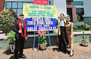 Ketua PERATIN Sulut Ikut Pengambilan Sumpah Advokat di PT Manado