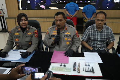 Dua Orang Pelaku Curanmor Dengan Senjata Tajam di Ungkap Sat Reskrim Polres Bogor