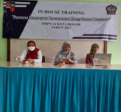  In House Training (IHT) Penguatan Pembelajaran Berdiferensiasi Menuju Sekolah Penggerak di SMP Negeri 14 Kota Bogor
