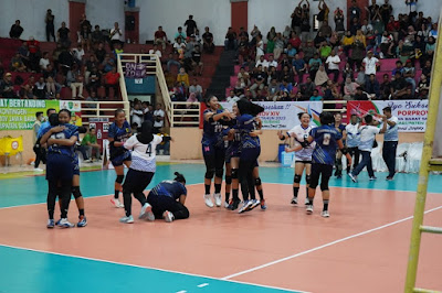 Taklukan Kabupaten Ciamis, Tim Voli Indoor Kabupaten Bogor Berhasil Masuk Semifinal