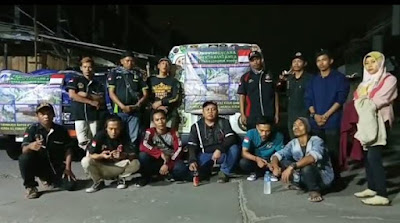 Aksi Sosial, Komunitas Monster Jakarta Bantu Korban Bencana Alam 