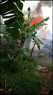 Si Jago Merah Haguskan Rumah di Wilayah Kelurahan Rangga Mekar