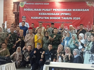 Sosialisasi Pusat Pendidikan Wawasan Kebangsaan (SPPWK) Kabupaten Bogor Tahun 2024