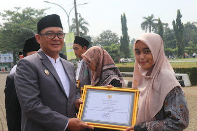 Melalui Upacara Peringatan Hari Santri Nasional 2022, Plt Bupati Bogor Gaungkan Semangat Kebangsaan