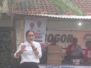 Calon Walikota Bogor Rena Da Frina Kampanye Di Kampung Loji Bogor Barat