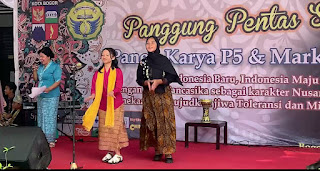 Panggung Pentas Seni,  Panen Karya P5 & Market, Indonesia Baru Indonesia Maju