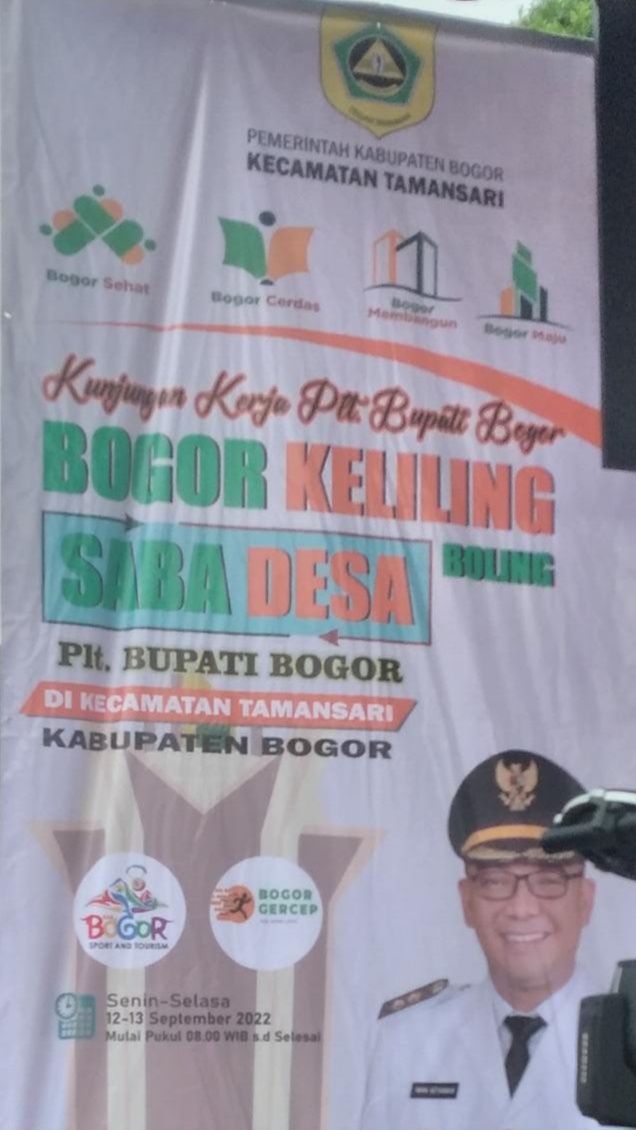 Saba Desa di Kecamatan Tamansari, Plt Bupati Bogor 