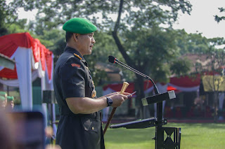 Danrem Pimpin Sertijab Dandim 0606 dan Danyonif 315