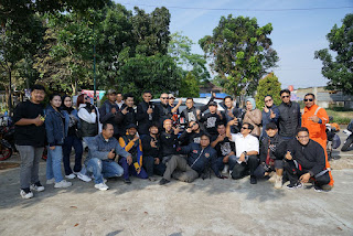 Pers Motor Club (PMC) Sukses Gelar Road Trip ke Curug Citambur Cianjur