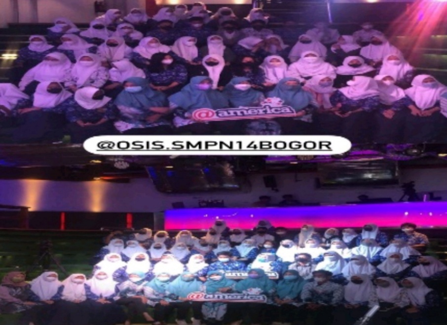 Kunjungan Siswa SMP Negeri 14 Kota Bogor ke @america Jakarta