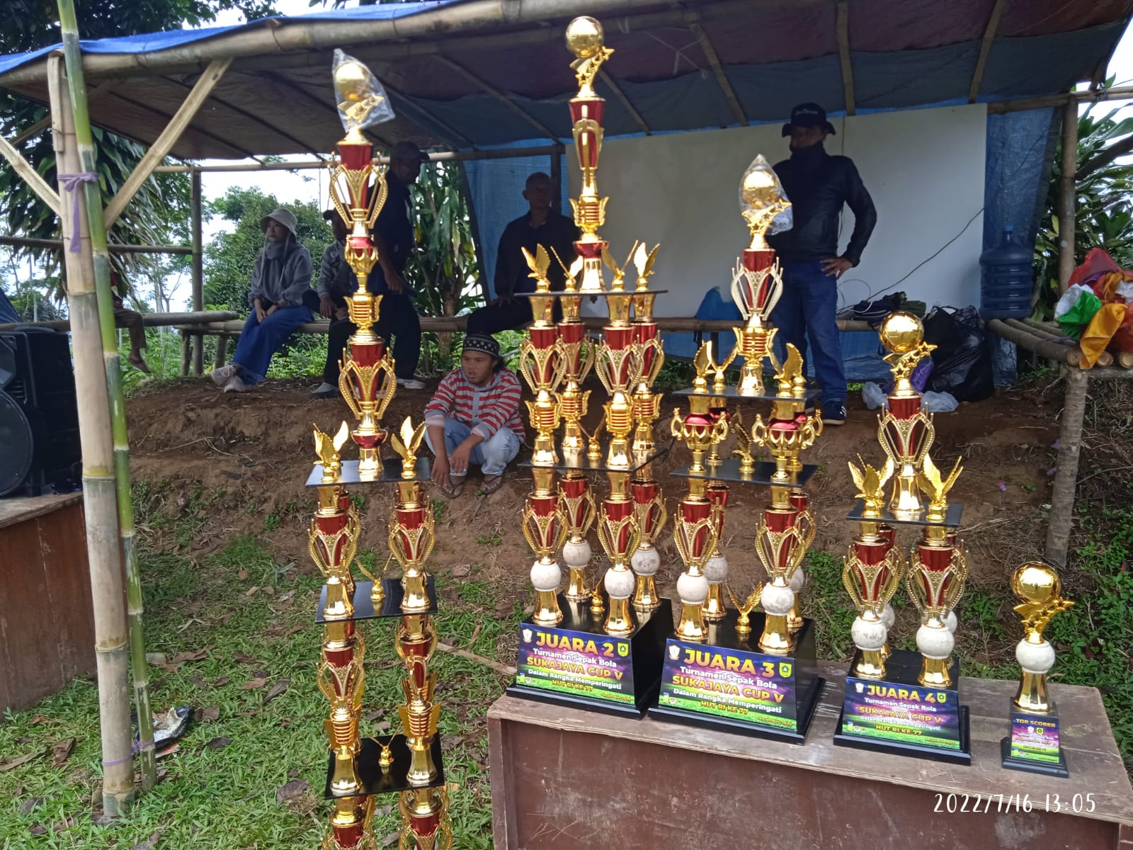 Sambut HUT RI ke-77, Pemdes Sukajaya Gelar Turnamen Sepak Bola Liga Pordes