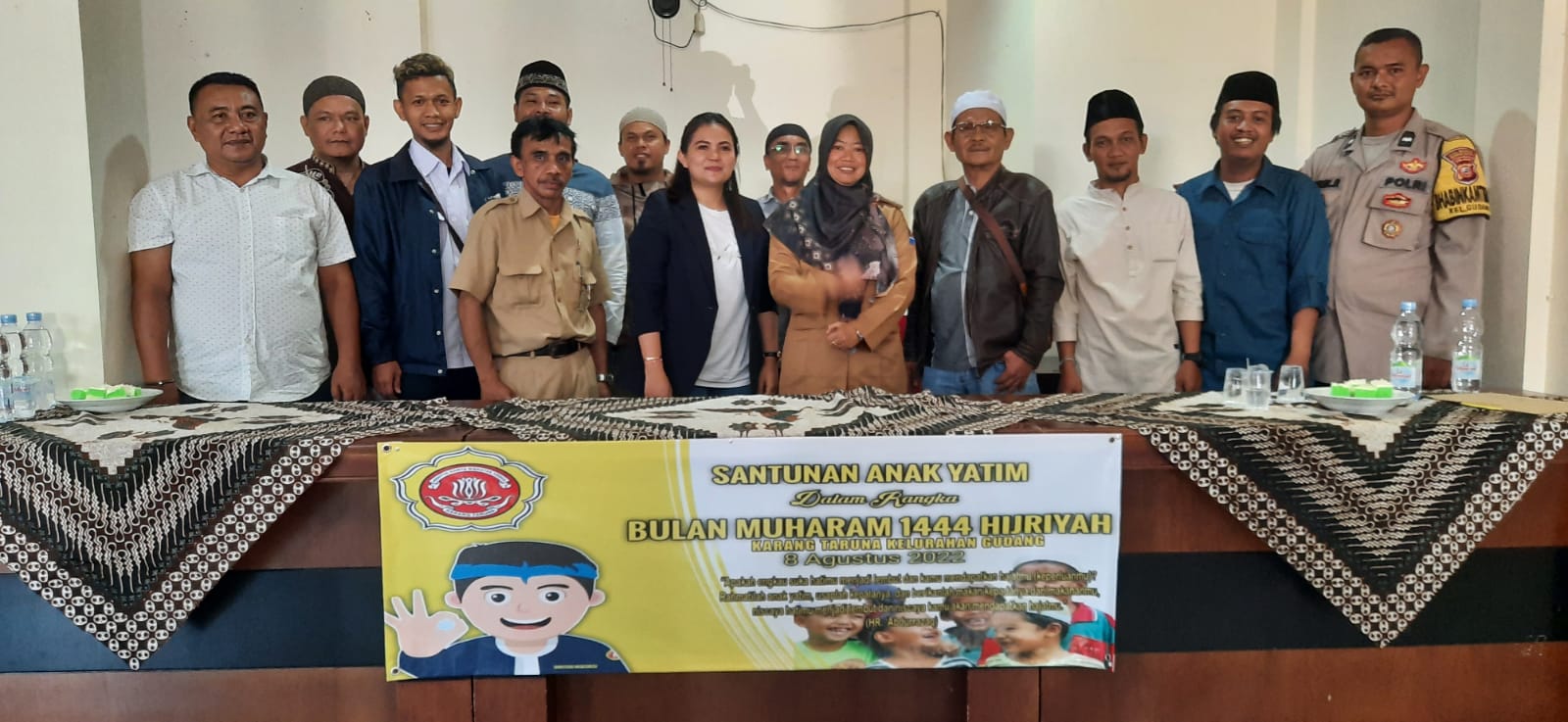 Karang Taruna Kelurahan Gudang, Santuni Anak Yatim