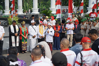 Doa Lintas Agama HUT RI ke-79, Doakan Pilkada 2024 Damai 
