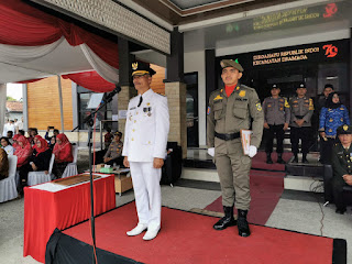 Kecamatan Dramaga Gelar Upacara Peringatan HUT RI Ke-79 Tahun 2024