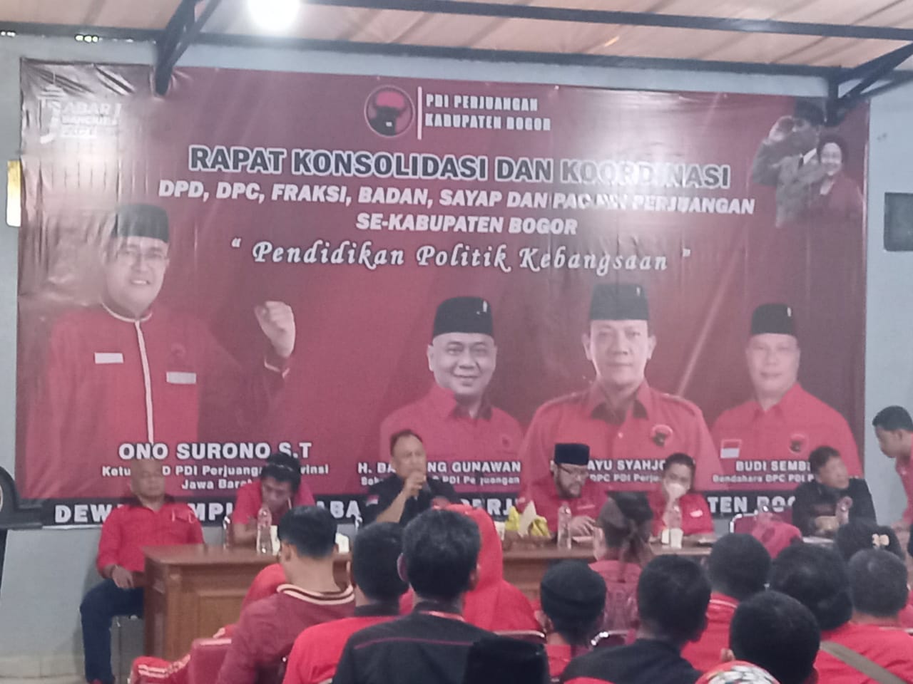 DPC PDI PERJUANGAN Kab. Bogor Gelar Rapat Konsolidasi dan Koordinasi