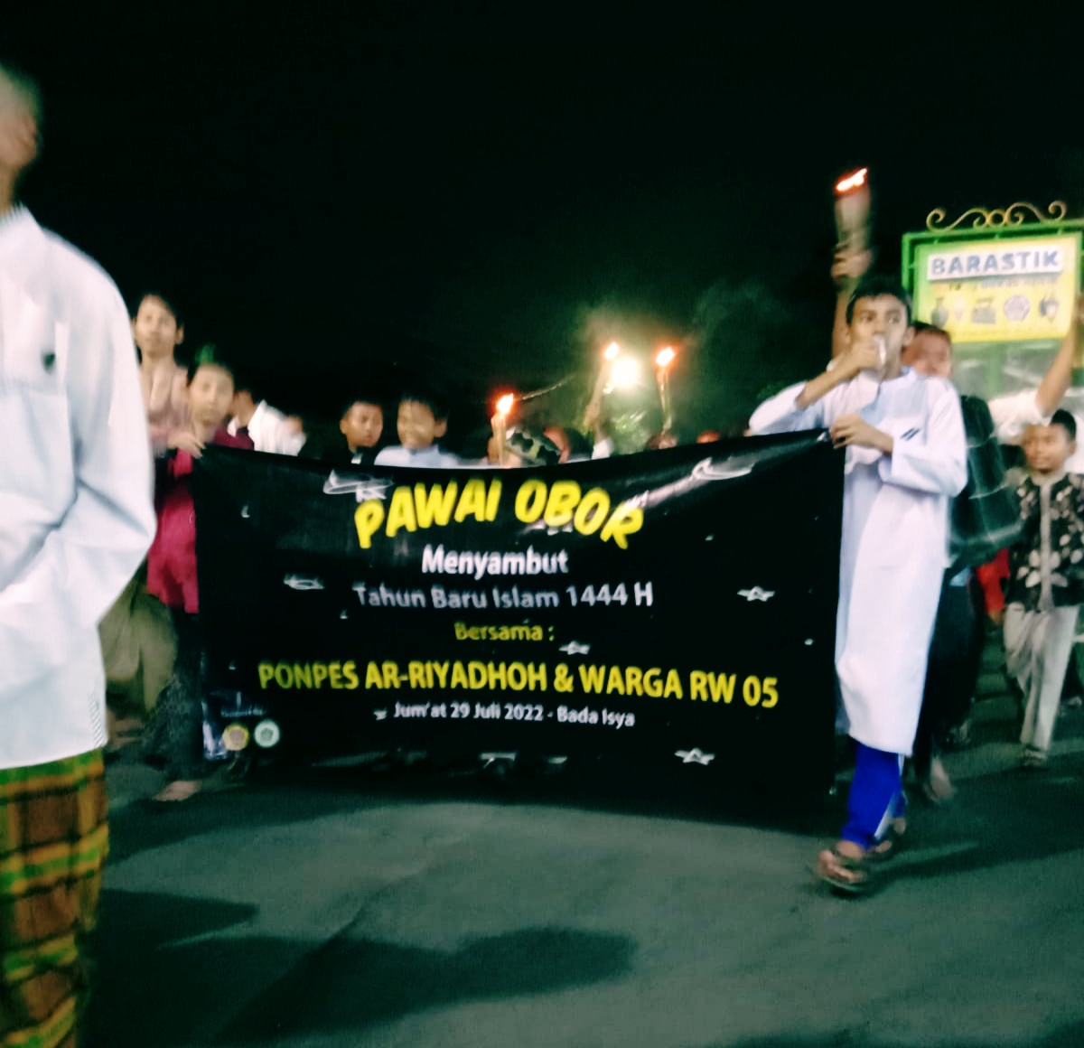 Ponpes Ar Riyadhoh dan Warga RW 05 Pabuaran Poncol Sambut Tahun Baru Islam