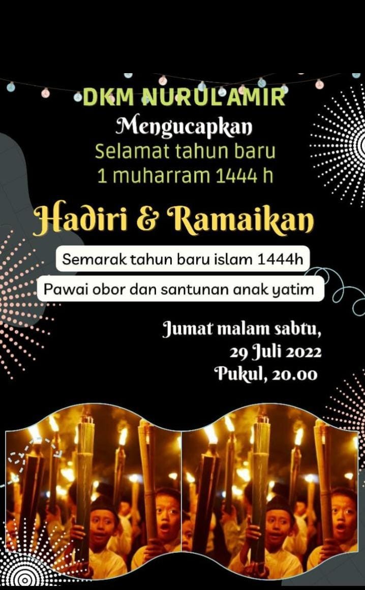 Tahun Baru Islam 1444 H, Umat Muslim Bogor Adakan Pawai Obor