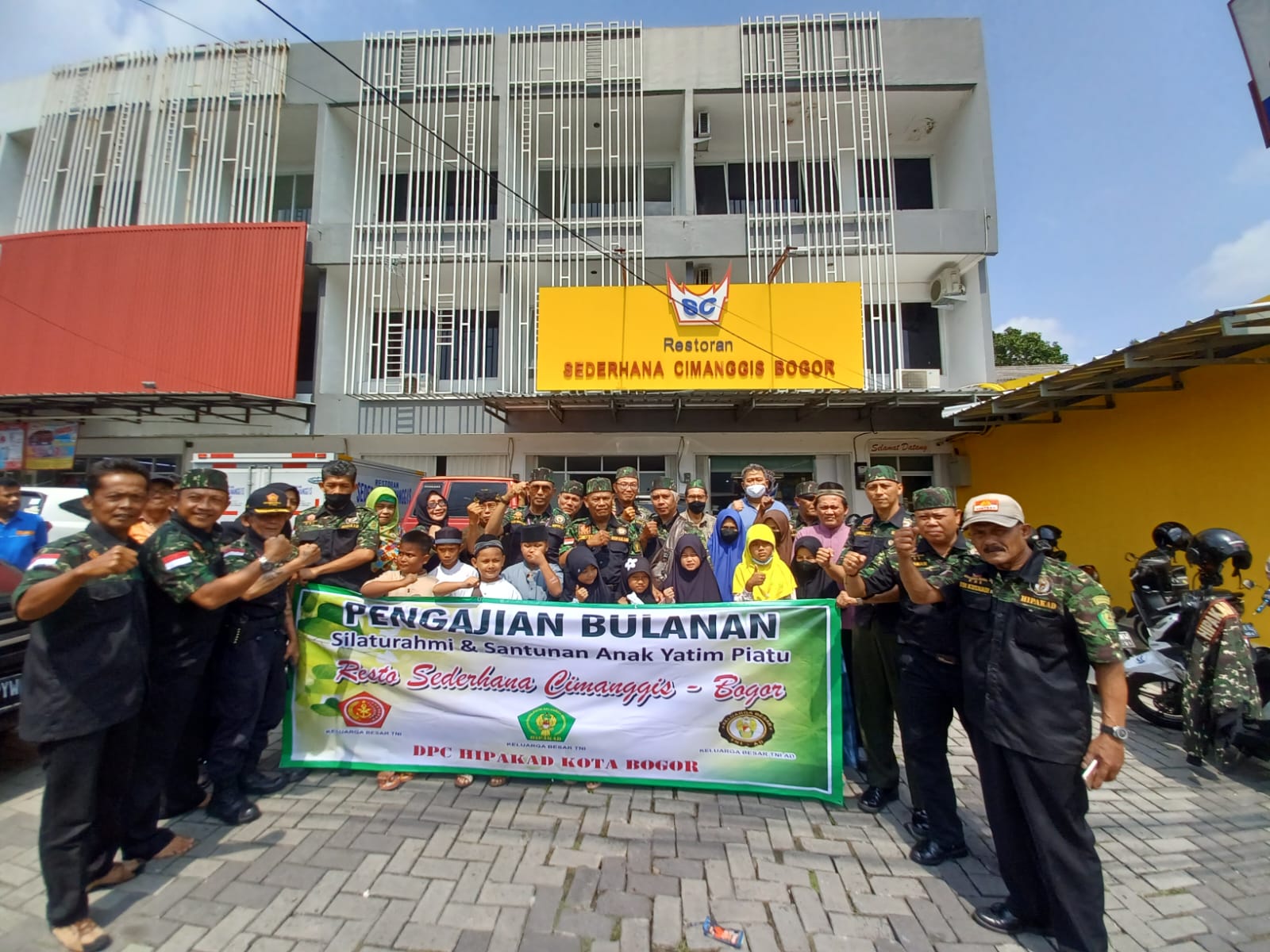 DPC HIPAKAD Kota Bogor Jalin Silaturahmi Kembali Bagikan Santunan Kepada Anak Yatim Piatu