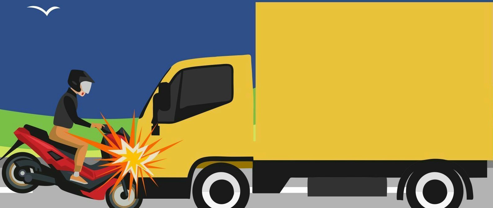 Nekat Lawan Arah !!!, Seorang Pengendara Motor di Bogor Tewas Ditempat