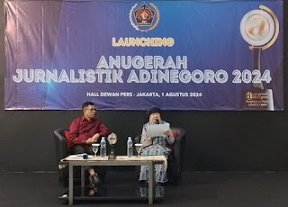 ANUGERAH JURNALISTIK ADINEGORO 2024 DIMULAI, BERHADIAH TOTAL RP 550 JUTA