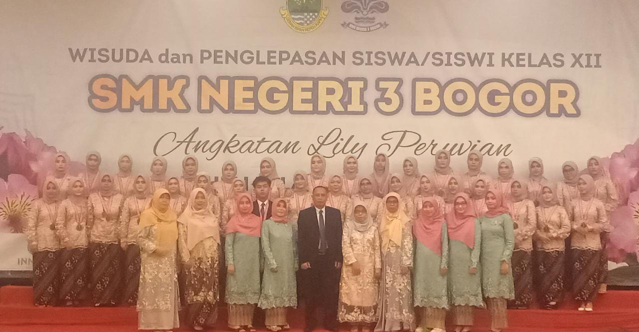 SMKN 3 Kota Bogor Gelar Wisuda Angkatan Lily Peruvian
