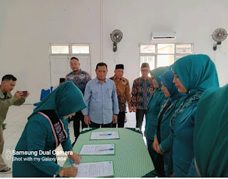 Pelantikan Ketua Tim Penggerak PKK,  Pengukuhan Bunda PAUD dan Bunda Literasi di Gedung SGC Cibinong 