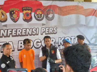 Aparat Polresta Bogor Kota Membekuk Seorang Pengamen Berinisial RA.