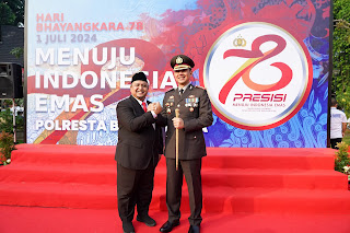 Rayakan HUT Bhayangkara ke-78 Atang Trisnanto Apresiasi Kinerja Kepolisian