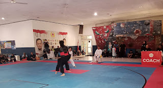 Kontingen PON Papua Jajal Kemampuan Lawan Atlet IPSI Kota Bogor