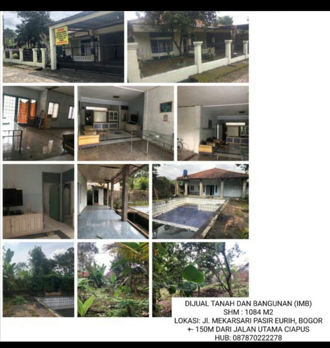 Dijual Rumah !!! Lokasi Kecamatan Tamansari Kabupaten Bogor