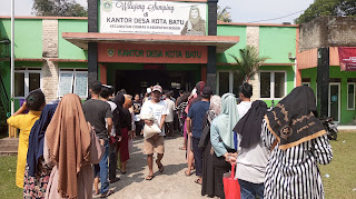 Penyaluran Bantuan Pangan Cadangan Beras Pemerintah di-Desa Kotabatu