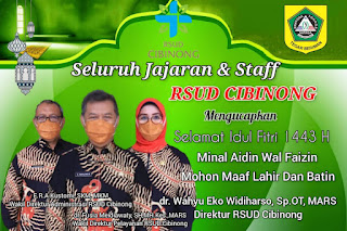  Seluruh Jajaran dan Staff RSUD Cibinong Mengucapkan, 