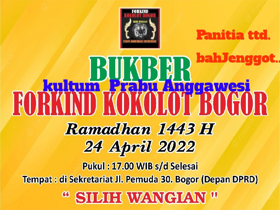 Jelang Buka Bersama, Panitia Acara Lakukan Berbagai Persiapan