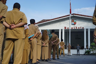 Pj Wali Kota Bogor Pimpin Apel, Ini Arahannya