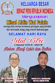 Heintje G Mandagie Mengucapkan Selamat Hari Raya Idul Fittri 1445 Hijriah Tahun 2024 Masehi