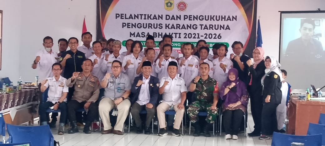 Pelantikan dan Pengukuhan Karang Taruna Kecamatan Cigombong Masa Bakti 2021-2026