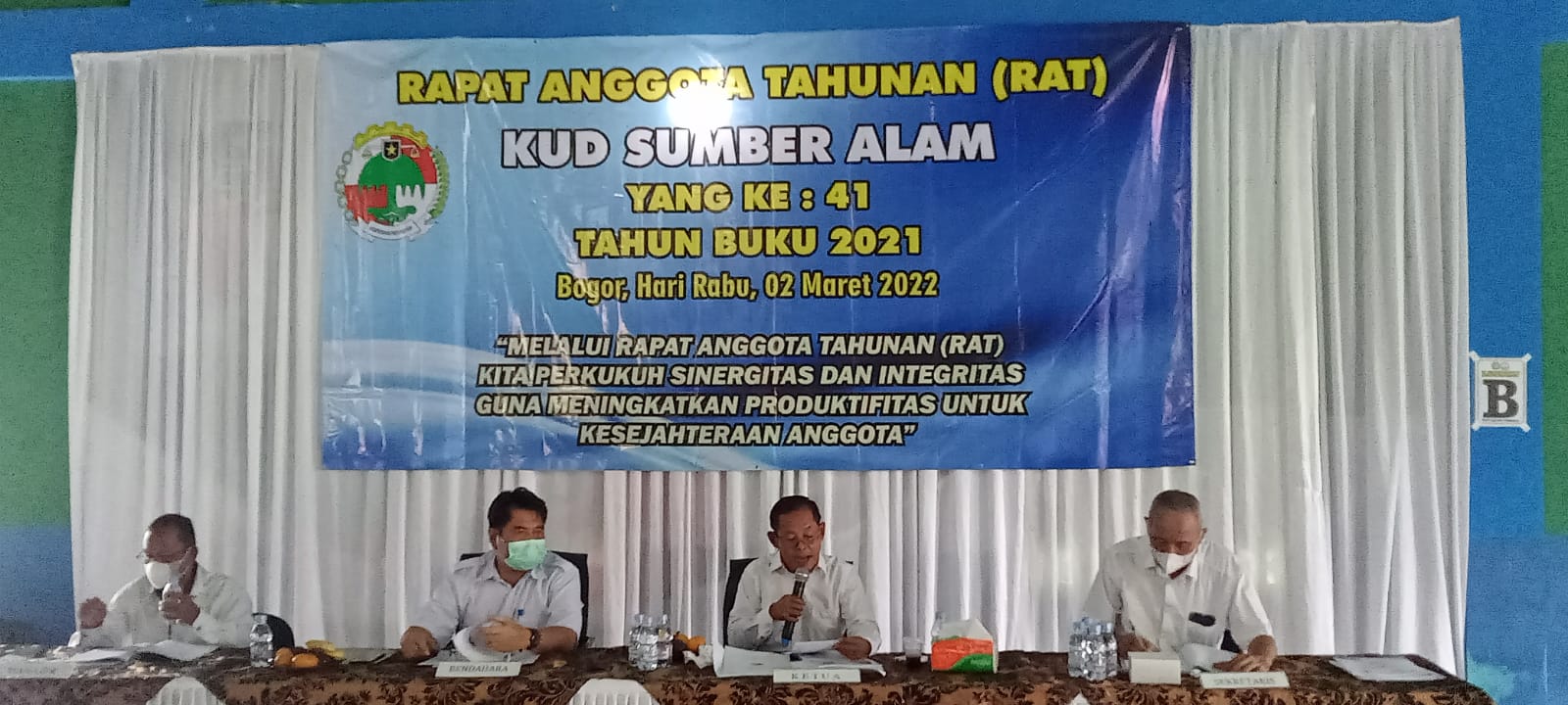 Rapat Anggota Tahunan KUD Sumber Alam