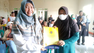 Ratna Wulansari Kades Kota Batu Mengucap Terimakasih Kepada Kepala BPN Kabupaten Bogor    