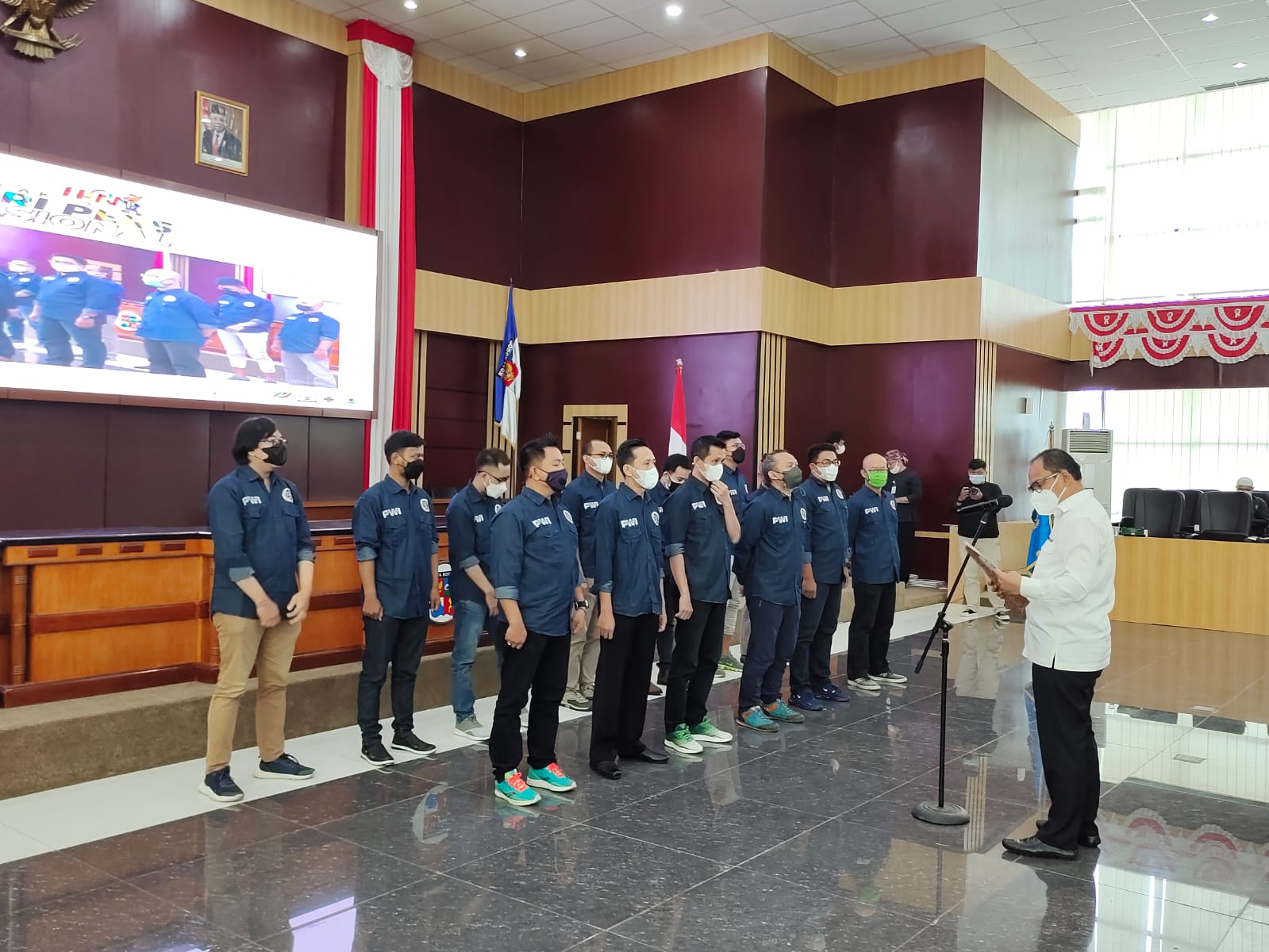 Pengurus PWI Kota Bogor Dilantik di Tempat Sakral