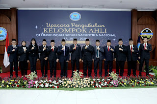 Resmi Lantik Kelompok Ahli, Kepala BNN RI Harapkan Rekomendasi dalam Wujudkan Indonesia Bersinar