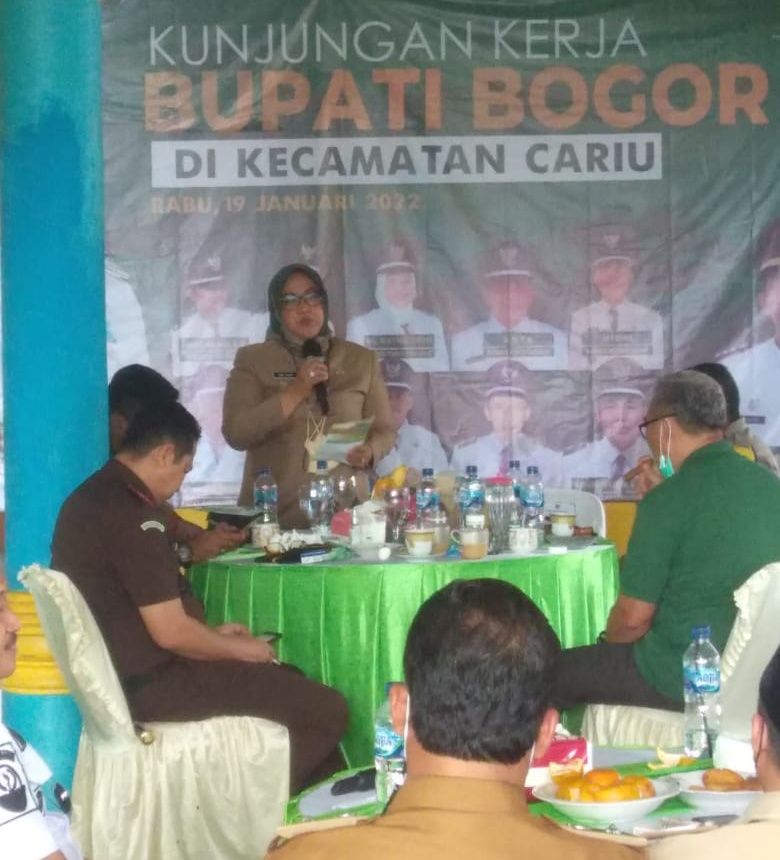 Bupati Bogor Lakukan Kunjungan Kerja ke Kecamatan Cariu