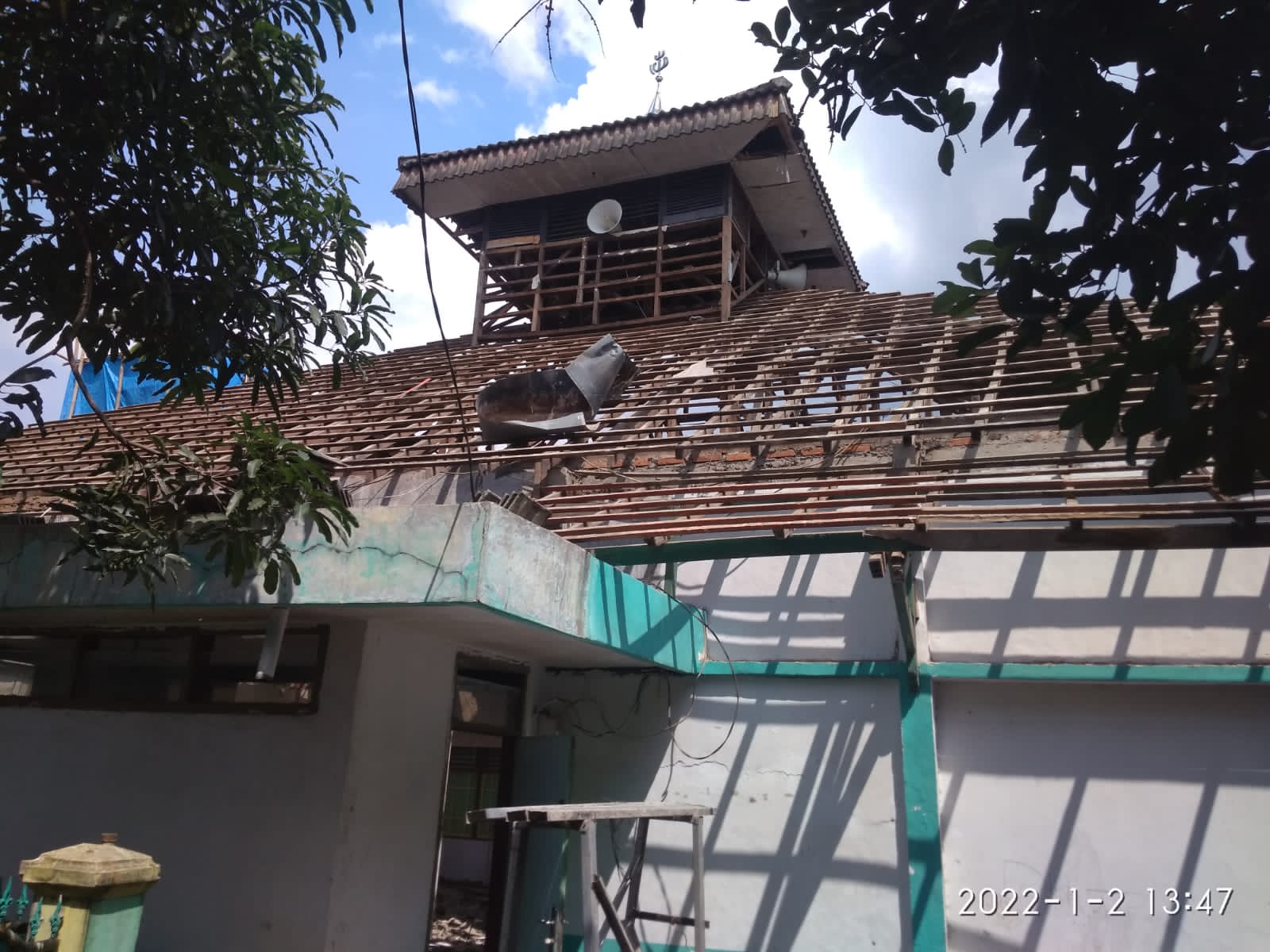 Pembangunan Masjid Al-Amin Hasil Dari Swadaya Masyarakat