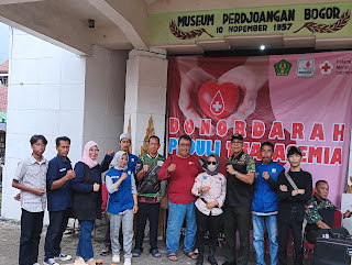 Peduli Thalasemia HIPAKAD Kota Bogor Rutin Gelar Donor Darah