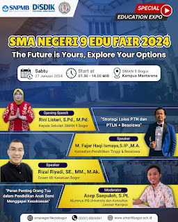 SMA Negeri 9 Kota Bogor Menggelar Acara Edufair 2024