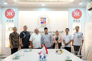 Jaga Sinergitas, Pimpinan DPRD Kota Bogor Terima Komisioner KPU Kota Bogor 