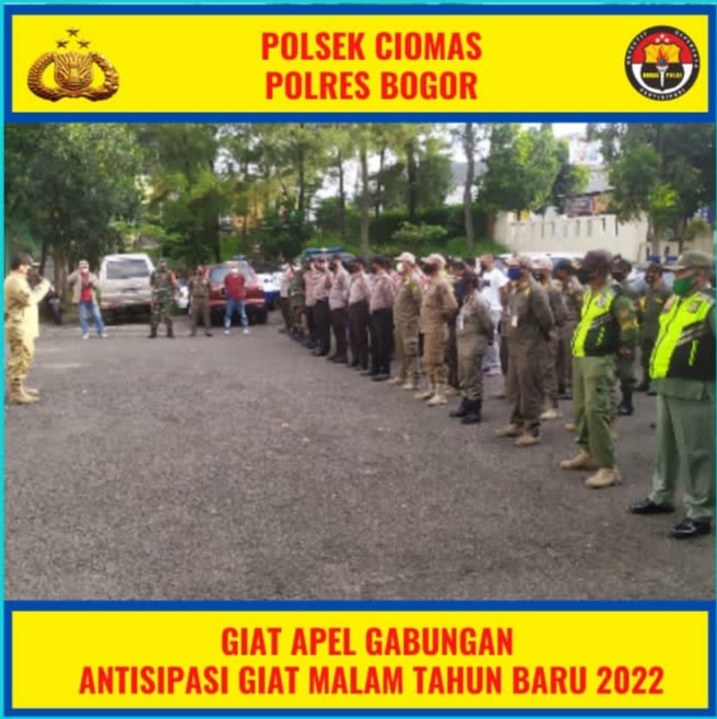 Apel Gabungan Jelang Pergantian Tahun Baru 2022