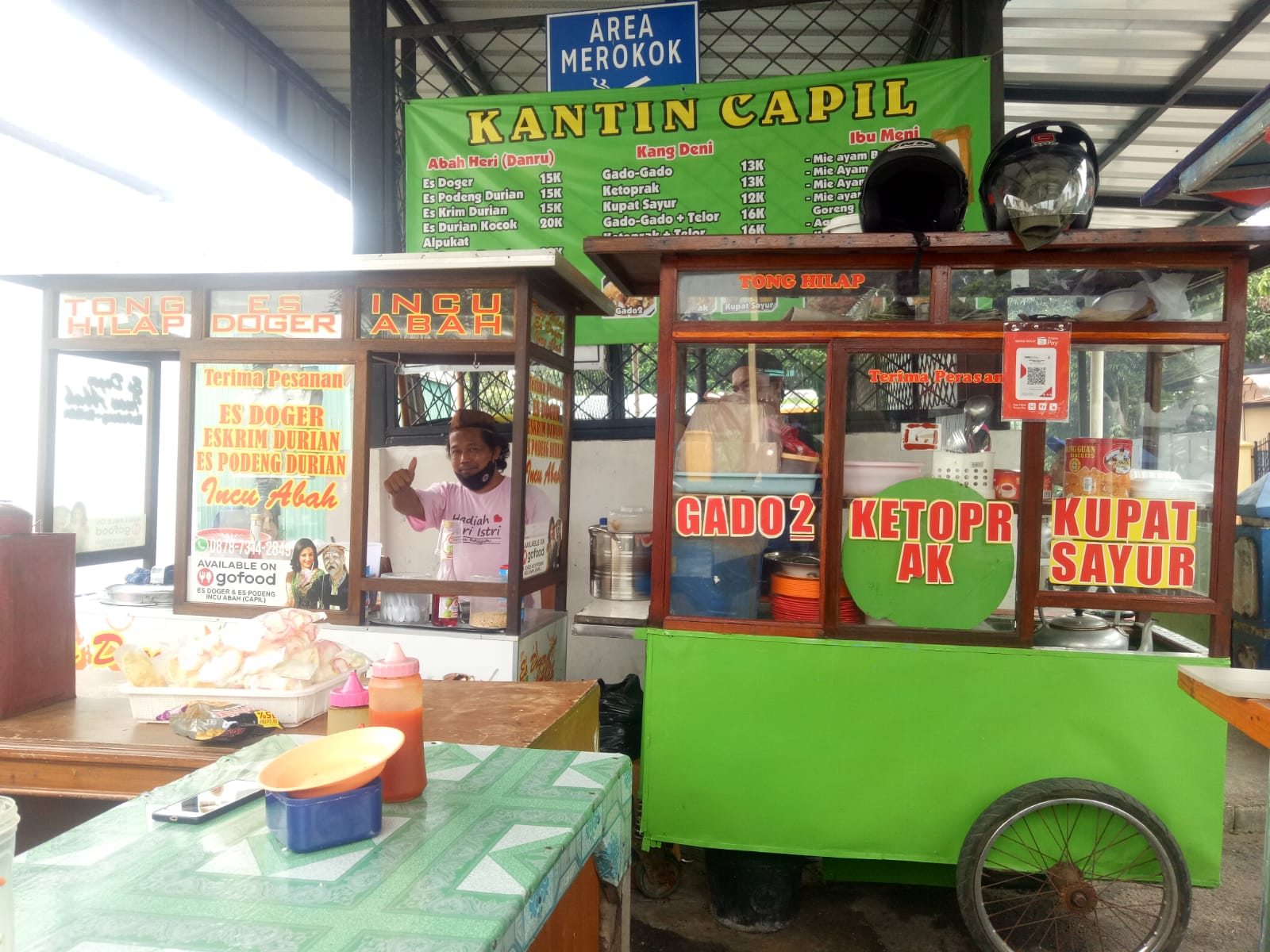 Es Doger, Ketoprak, Pecel Lontong dan Mie Ayam Tersedia di Disdukcapil Kota Bogor