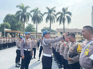 Divpropam Polri Adakan Gaktibplin Dan Deteksi Dini Narkoba di Polres Bogor