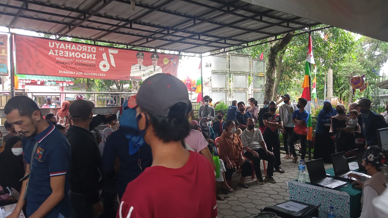 Gencar Laksanakan Vaksinasi, Kelurahan Mulyaharja Kejar Capaian Target